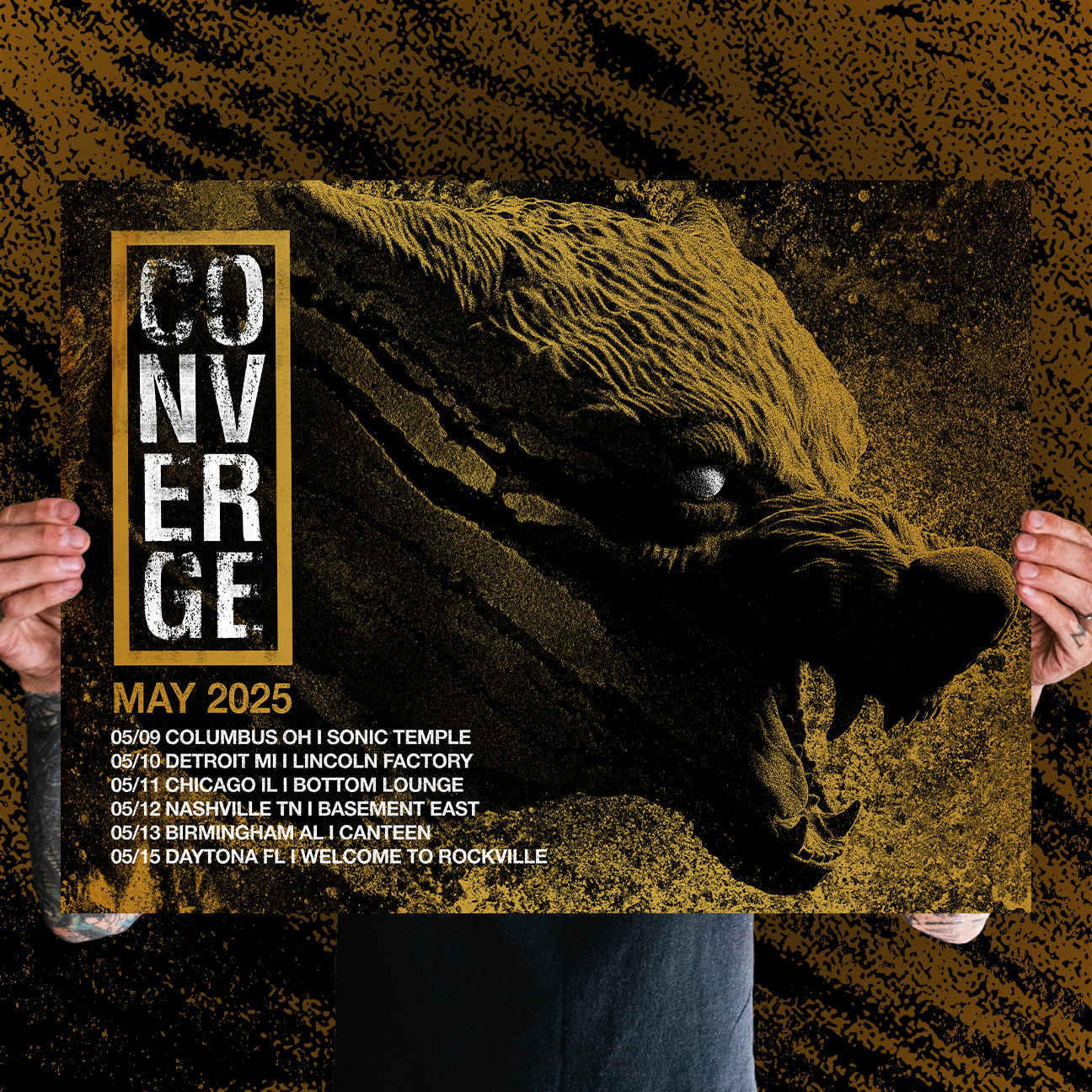 Converge "The Wolf: May 2025" Silkscreened Print