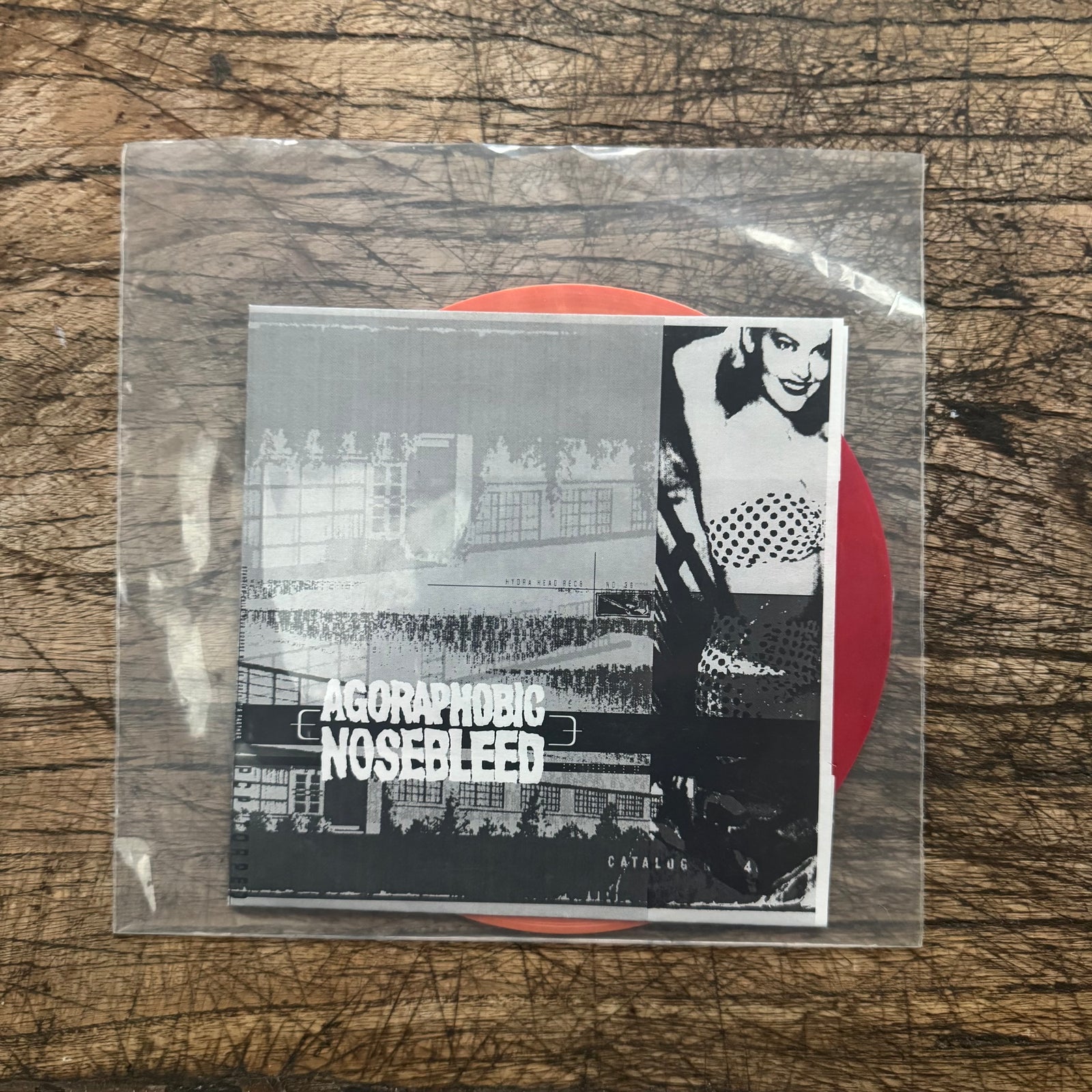 Agoraphobic Nosebleed "PCP Torpedo" 6"EP (Photocopied cover, Opaque Red / Opaque Orange vinyl)