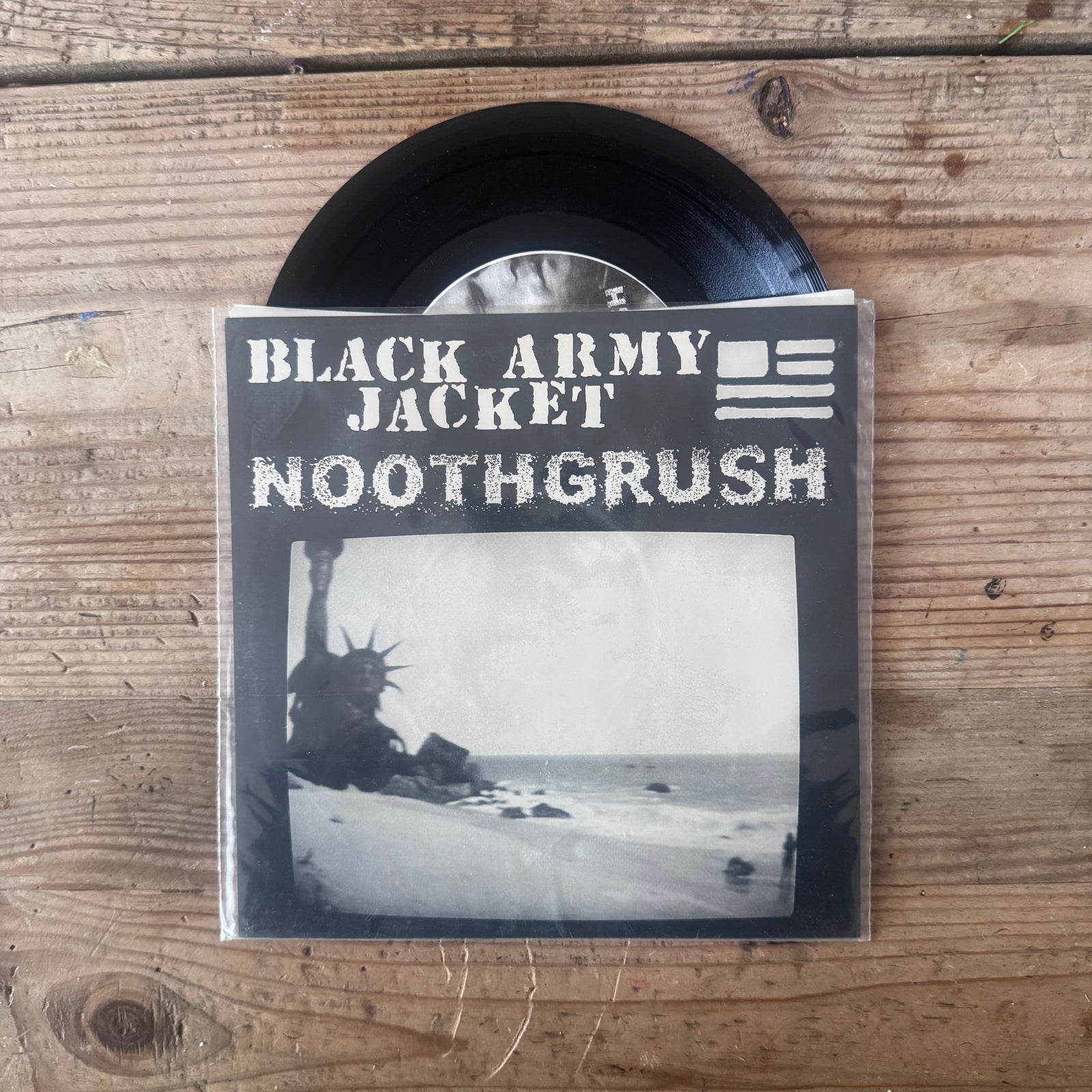Black Army Jacket / Noothgrush Split 7"EP (1st Press, Blk)