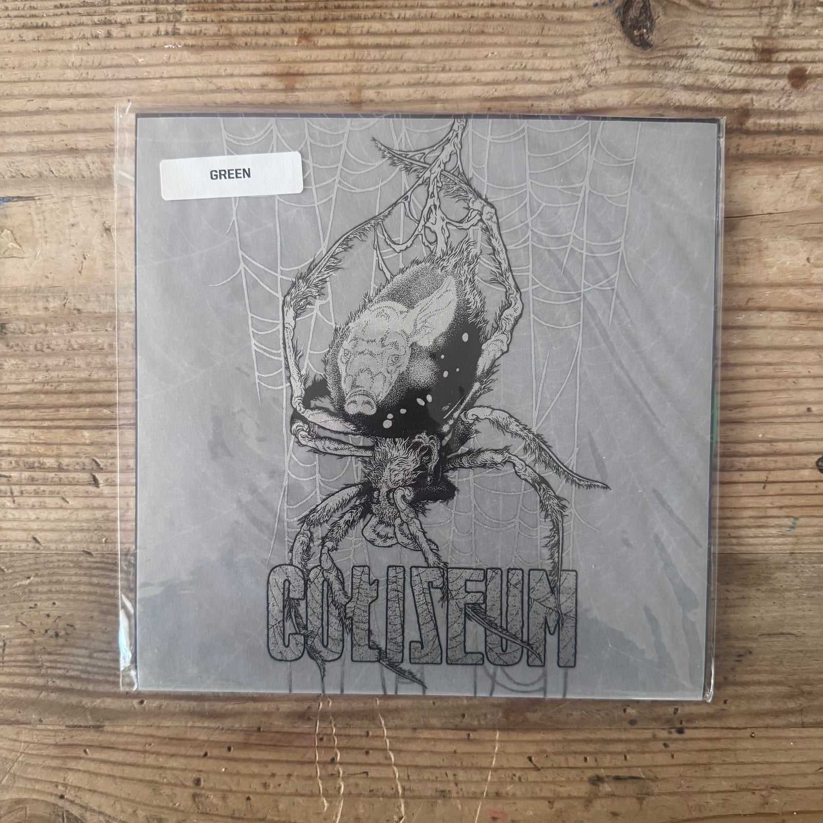 Coliseum "True Quiet b/w/ Last Wave" 7"EP (1st Press, Green, Sealed)