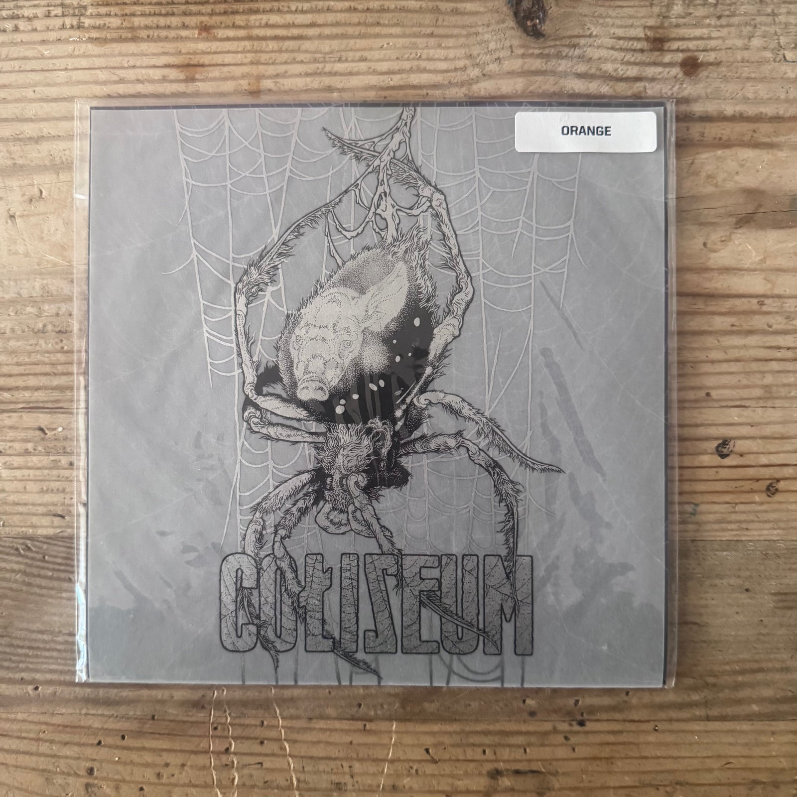 Coliseum "True Quiet b/w/ Last Wave" 7"EP (1st Press, Orange, Sealed)