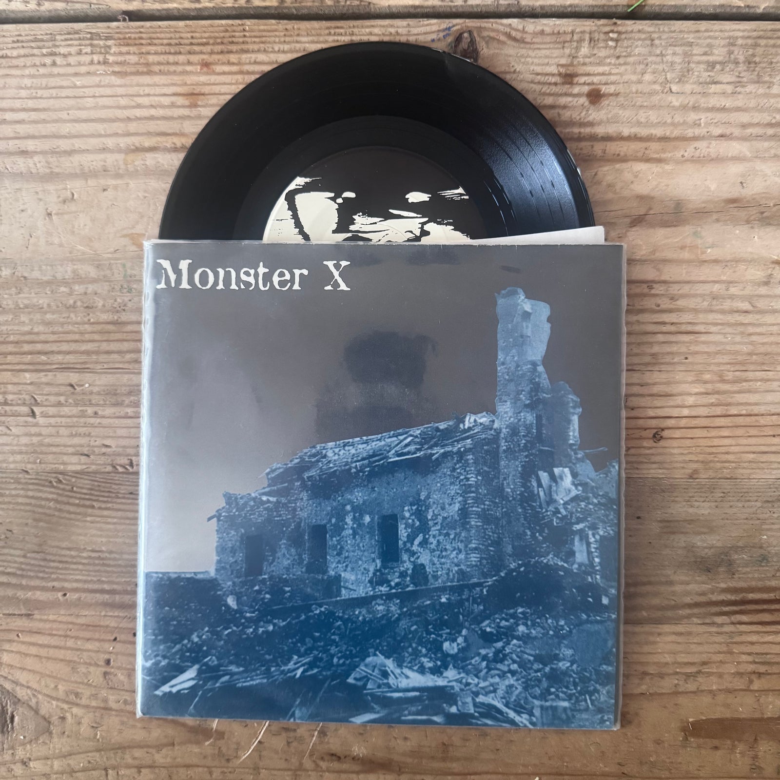 Monster X "Attrition" 7"EP (1st Press, Blk)