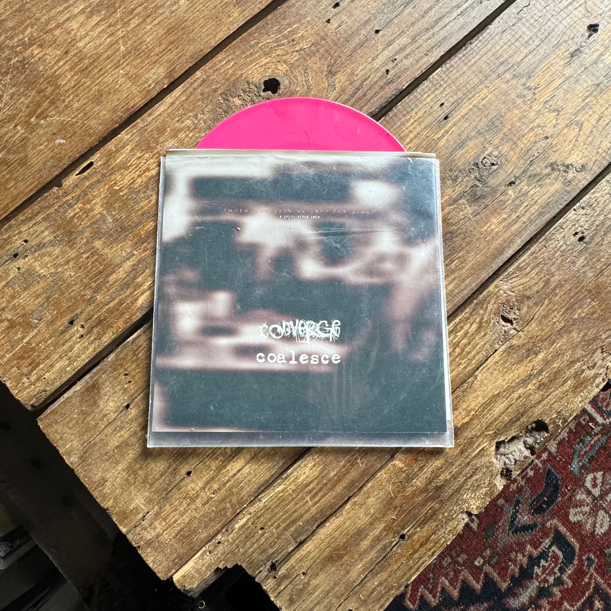 Coalesce / Converge "Among The Dead We Pray For Light" Split 7"EP (Pink)