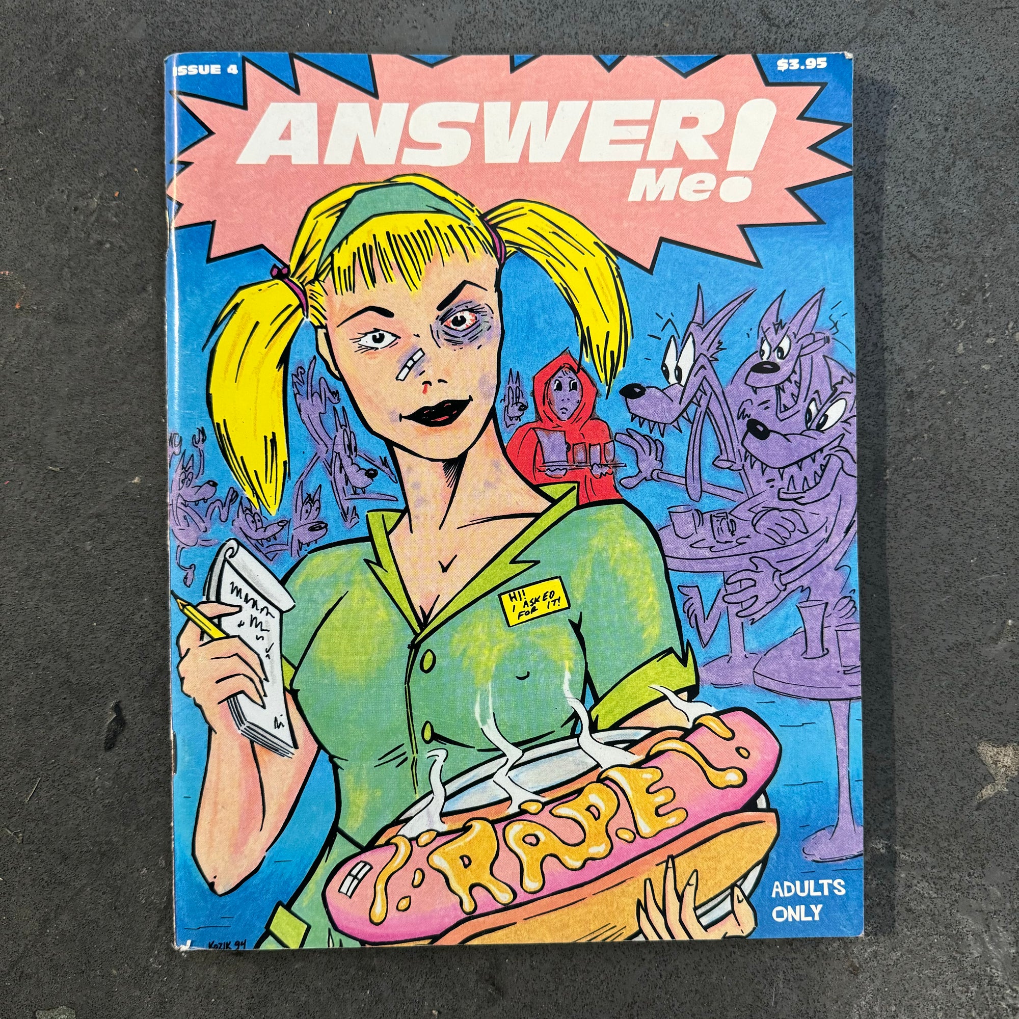 Answer Me! Issue #4 (2000 Lion's Paw Reprint)