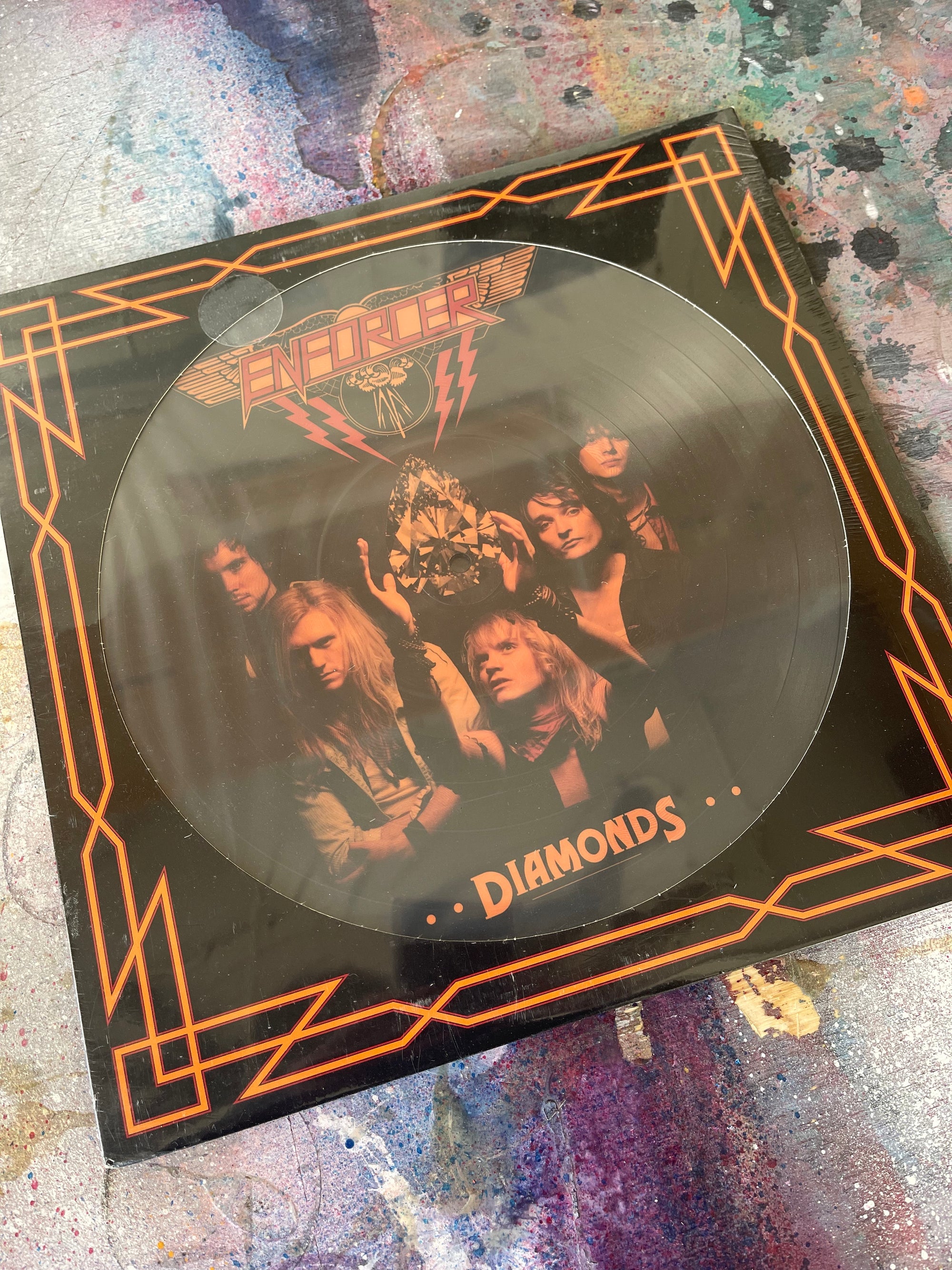 Enforcer ‎"Diamonds" Picture Disk LP