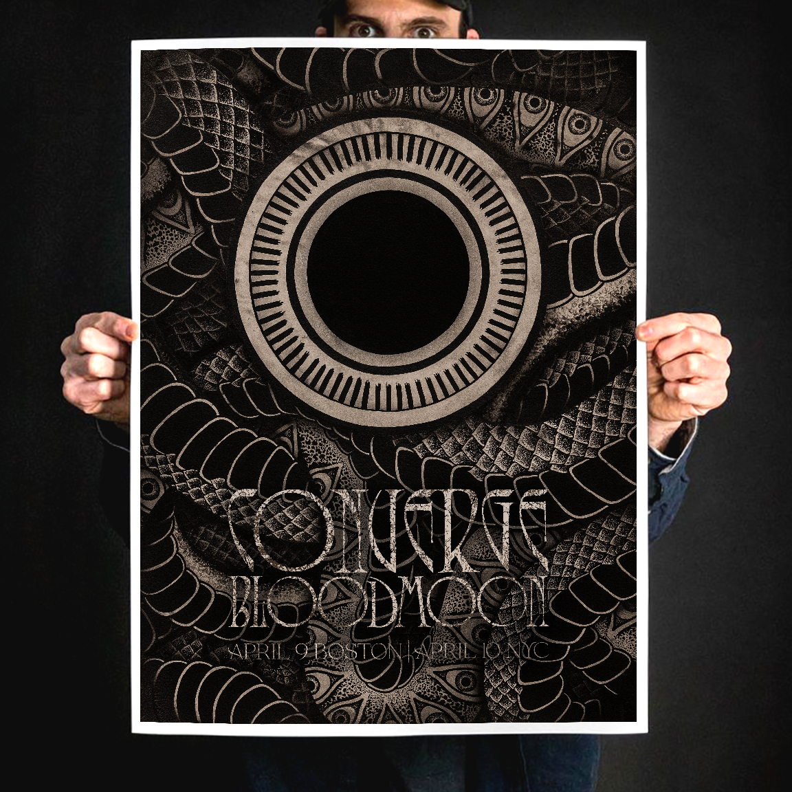 Converge "Bloodmoon U.S. Shows" Giclee Print