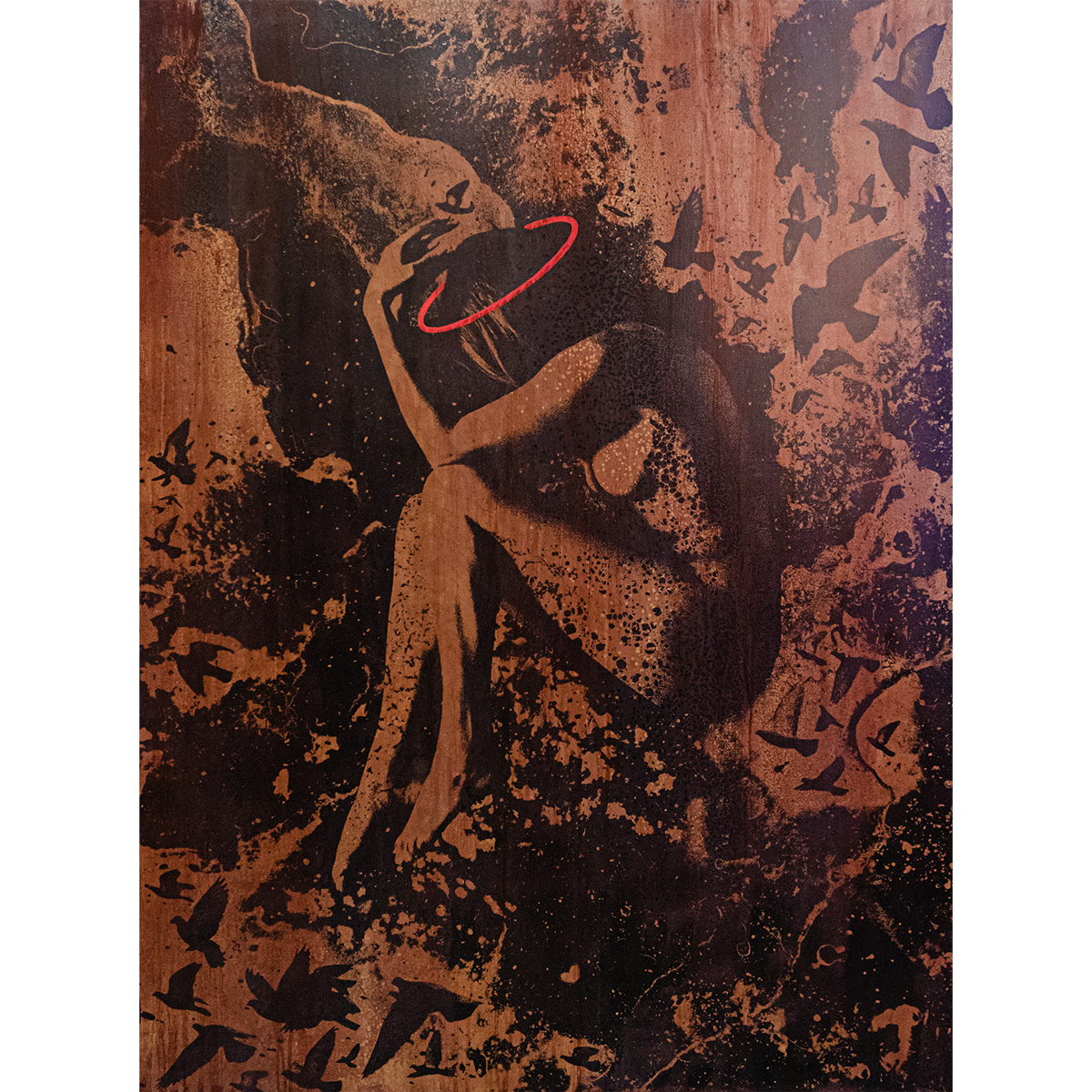 J. Bannon "Entropy: III" Original Mixed Media Piece