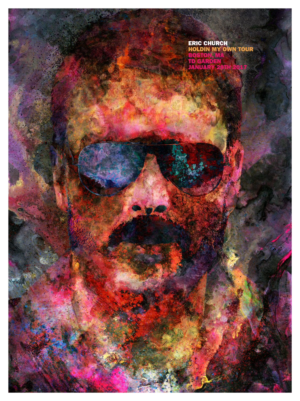 J. Bannon "Eric Church" Limited Giclee Print