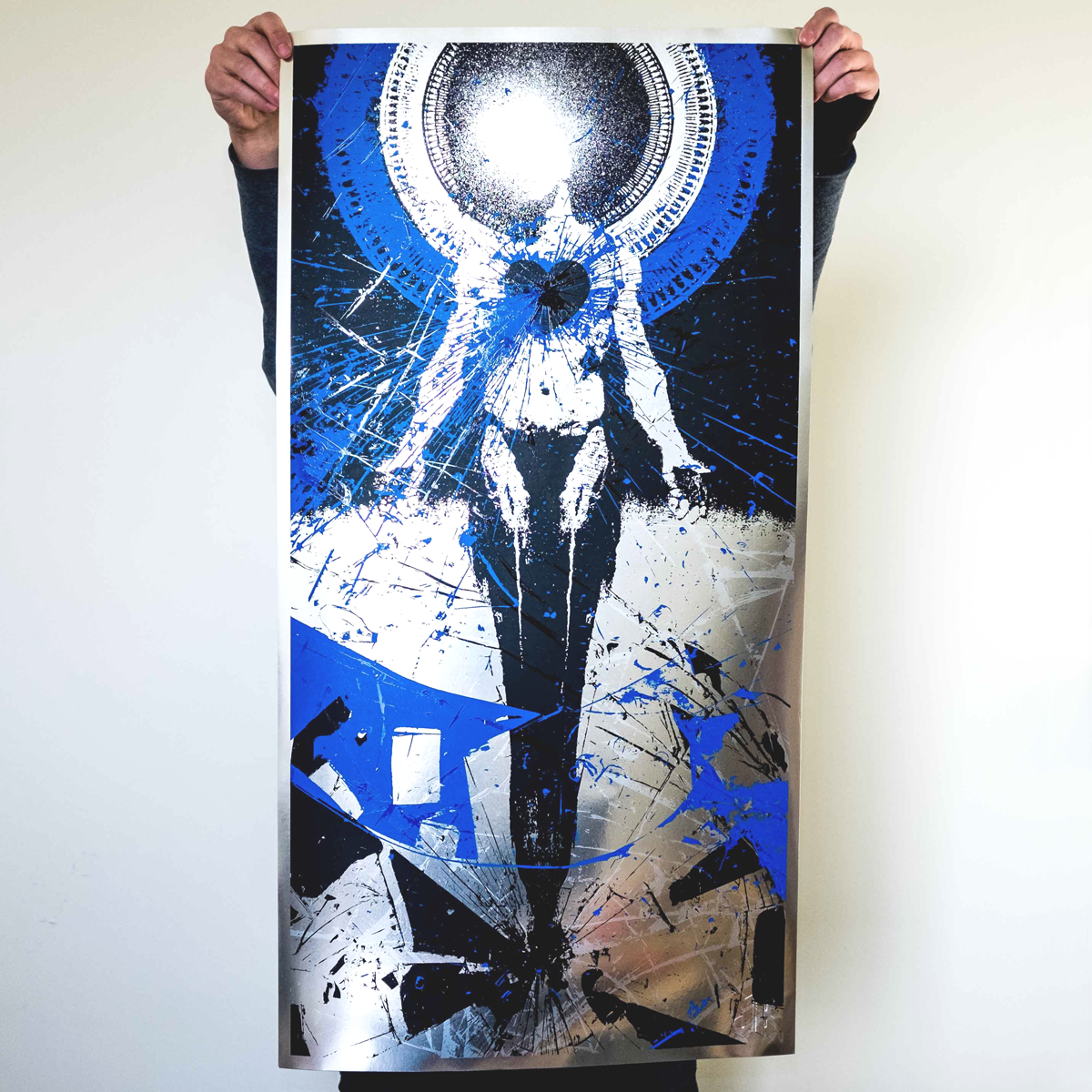 J. Bannon “In Place Apart: Silver Edition” Silkscreened Print