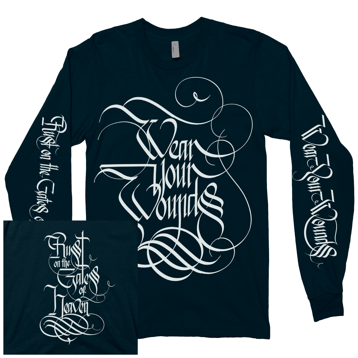 Wear Your Wounds "Rust on the Gates of Heaven: Logo" Longsleeve